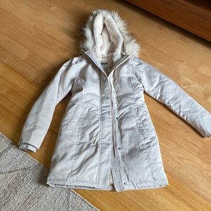 Abercrombie beige winter coat